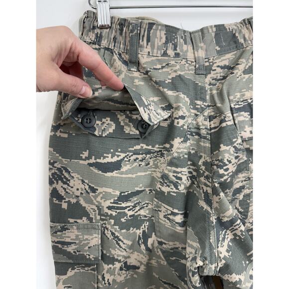 USAF Airman Battle Uniform Pants Women's 10 XS Green Camouflage Cargo Tactical - Picture 5 of 11